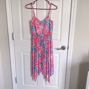 Lilly Pulitzer Extra Small Handkerchief Hem Dress